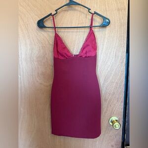 Princess Polly Burgundy Slip Dress